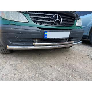 Přední ochranný rám ST014 (nerez) Mercedes Viano 2004–2014 fotografie 1