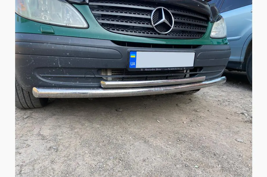 Mercedes Viano 2004–2014 Přední ochranný rám ST014 (nerez) Image