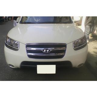 Chromované lišty na masku chladiče (2006-2010, 2 ks, nerez) Hyundai Santa Fe 2 2006–2012 fotografie 3