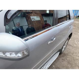 Vnější okenní lišty (4 ks, nerez) Mercedes ML W164 2005–2011 fotografie 2