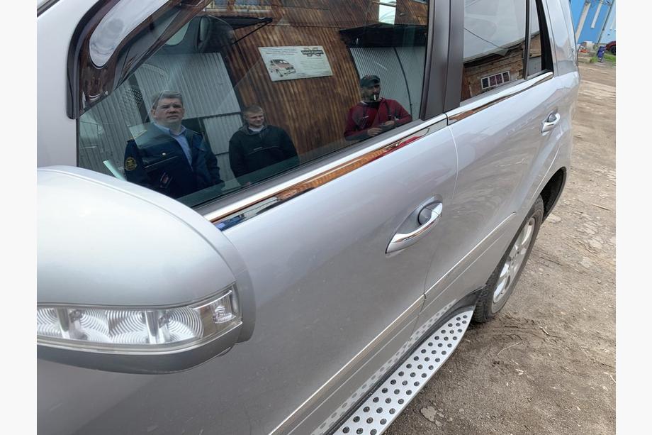 Mercedes ML W164 2005–2011 Vnější okenní lišty (4 ks, nerez) OmsaLine – italská nerezová ocel Fotografie 2