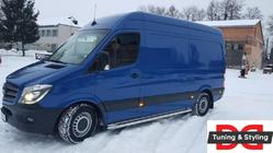 Volkswagen Crafter 2006–2016 Boční nášlapy Premium (2 ks, nerez) fotografie 4