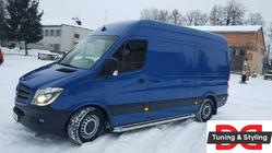 Volkswagen Crafter 2006–2016 Boční nášlapy Premium (2 ks, nerez) fotografie 5