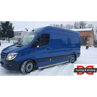 Boční nášlapy Premium (2 ks, nerez) Volkswagen Crafter 2006–2016 fotografie 3