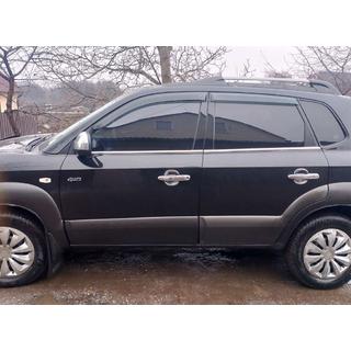 Nerezové rámečky oken (4 ks) Hyundai Tucson JM 2004– fotografie 1