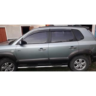 Chromové kryty klik dveří (4 ks, nerez) Hyundai Tucson JM 2004– fotografie 4