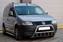 Volkswagen Caddy 2004–2010 Přední ochranný rám WT003 (nerez) fotografie 3