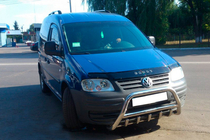 Volkswagen Caddy 2004–2010 Přední ochranný rám WT003 (nerez) fotografie 4