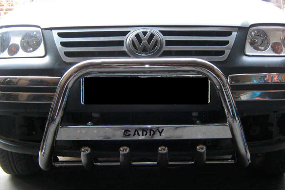 Volkswagen Caddy 2004–2010 Přední ochranný rám WT003 (nerez) Fotografie 6