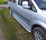 Volkswagen Caddy 2004–2010 Boční nášlapy Premium (2 ks, nerez) Standardní báze, d60 fotografie 1