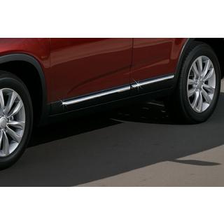Nerezové kryty na boční lišty dveří (4 ks) Kia Sorento II XM 2009–2014 fotografie 1