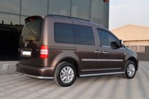 Volkswagen Caddy 2004–2010 Boční trubky BB001 (2 ks, nerez) fotografie 3