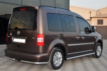 Volkswagen Caddy 2004–2010 Boční trubky BB001 (2 ks, nerez) fotografie 4