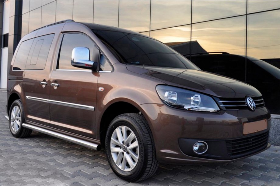 Volkswagen Caddy 2004–2010 Boční trubky BB001 (2 ks, nerez) Image