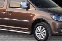 Volkswagen Caddy 2010–2015 Boční trubky BB001 (2 ks, nerez) fotografie 6
