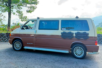 Volkswagen T4 Transporter 1990–2003 Boční nášlapy Premium (2 ks, nerez) Dlouhý rozvor, 60 mm fotografie 11