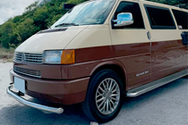Volkswagen T4 Transporter 1990–2003 Boční nášlapy Premium (2 ks, nerez) Dlouhý rozvor, 60 mm fotografie 5