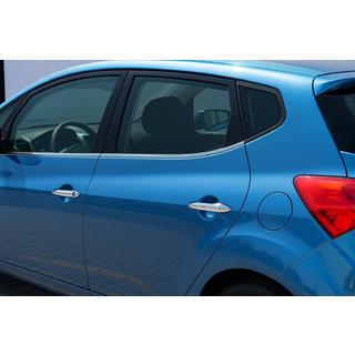 Nerezové lišty oken (sada 4 ks) Kia Venga 2010–2019 fotografie 1
