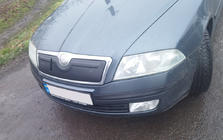 Skoda Octavia II A5 2006–2010 Zimní kryt masky chladiče (horní) Lesklá fotografie 2