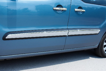 Citroen Berlingo 2008–2018 Dveřní lišty (4 ks, nerez) fotografie 1