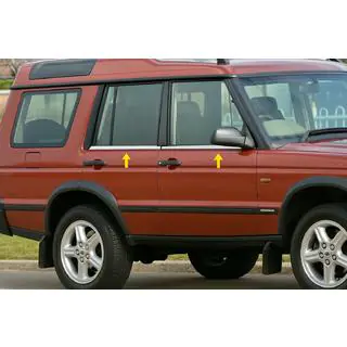 Nerezové lišty oken (sada 4 ks) Land Rover Discovery II 1998–2004 fotografie 1