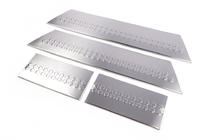Volkswagen T5 Transporter 2003–2010 Kryty vnitřních prahů (Carmos, ocel) fotografie 7