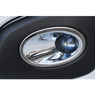 Chromové rámečky mlhovek s prolisem (2 ks, plast) Nissan Qashqai 2010–2014 fotografie 3