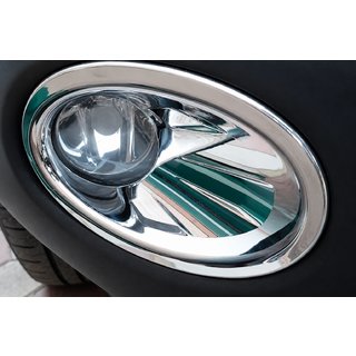 Chromové rámečky mlhovek s prolisem (2 ks, plast) Nissan Qashqai 2010–2014 fotografie 4