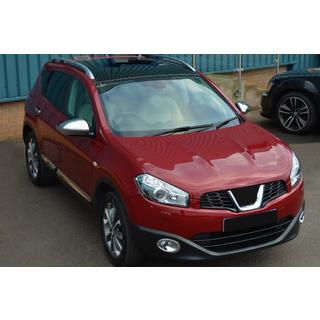 Chromové rámečky mlhovek s prolisem (2 ks, plast) Nissan Qashqai 2010–2014 fotografie 1