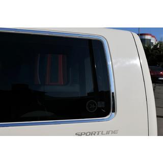 Kompletní chromové lišty oken (14 ks, nerez) fotografie 2