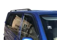 Volkswagen T5 Caravelle 2004–2010 Černé střešní ližiny fotografie 1
