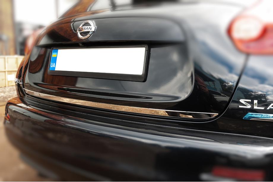 Nissan Juke 2010–2019 Nerezová lišta na hranu víka kufru OmsaLine – italská nerezová ocel Image