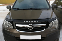 Opel Antara 2006–2017 Nerezové lišty na masku chladiče (3 ks) fotografie 1