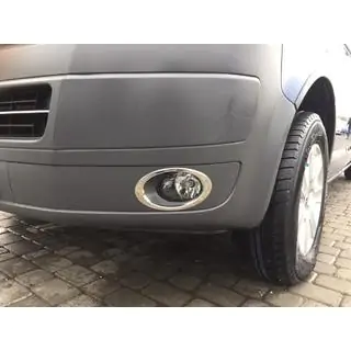 Rámečky mlhovek (2 ks, nerez) Volkswagen T5 2010–2015 fotografie 2