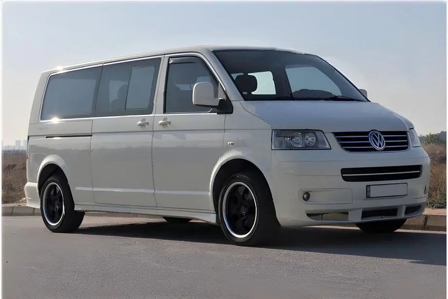 Volkswagen T5 2010–2015 Kompletní chromové lišty oken (14 ks, nerez) Image
