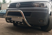 Volkswagen T5 2010–2015 Přední ochranný rám WT003 (nerez) 51 mm, bez nápisu fotografie 6