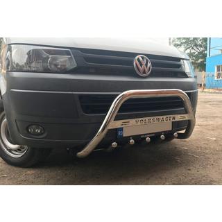 Přední ochranný rám WT003 (nerez) Volkswagen T5 2010–2015 fotografie 1