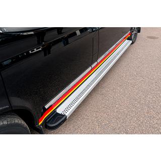 Boční nášlapy Maya V2 (2 ks, hliník) Volkswagen T5 2010–2015 fotografie 4
