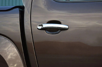 Volkswagen Amarok 2010–2022 Chromové kryty klik dveří (4 ks, nerez) Carmos - turecká ocel fotografie 3