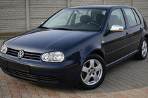 Volkswagen Golf 4 1997–2006 Chromové kryty zpětných zrcátek (2 ks) fotografie 1