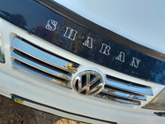 Volkswagen Sharan 1995–2010 Nerezové lišty na masku chladiče 1995-2000, 6 lišt fotografie 1