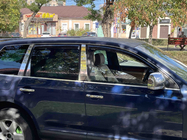 Volkswagen Touareg 2002–2010 Chromové kryty klik dveří (4 ks, nerez) Bez tlačítek, Carmos – turecká ocel fotografie 3
