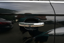 Volkswagen Touareg 2002–2010 Chromové kryty klik dveří (4 ks, nerez) Bez tlačítek, Carmos – turecká ocel fotografie 5