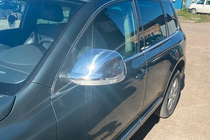 Volkswagen Touareg 2002–2010 Chromové kryty zrcátek 2007-2010 (2 ks, nerez) Carmos - turecká ocel fotografie 5