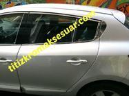 Renault Megane III 2009–2016 Horní okenní lišty (HB, 6 ks, nerez) fotografie 4