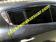 Renault Megane III 2009–2016 Horní okenní lišty (HB, 6 ks, nerez) fotografie 5