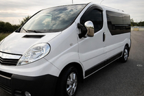 Nissan Primastar 2002–2014 Chromové kryty zpětných zrcátek (2 ks) fotografie 1