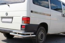 Volkswagen T4 Transporter 1990–2003 Zadní dvojité rohy AK003-Double (2 ks, nerez) fotografie 4