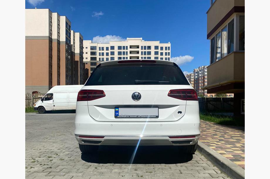 Volkswagen Passat B8 2015–2023 Chromové kryty imitace koncovek výfuku SD/SW (2015-2018, 2 ks, nerez) OmsaLine – italská nerezová ocel Fotografie 3