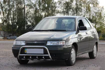 ВАЗ 2110-21115 1995–2015 Nerezový přední ochranný rám WT003 60 mm fotografie 2